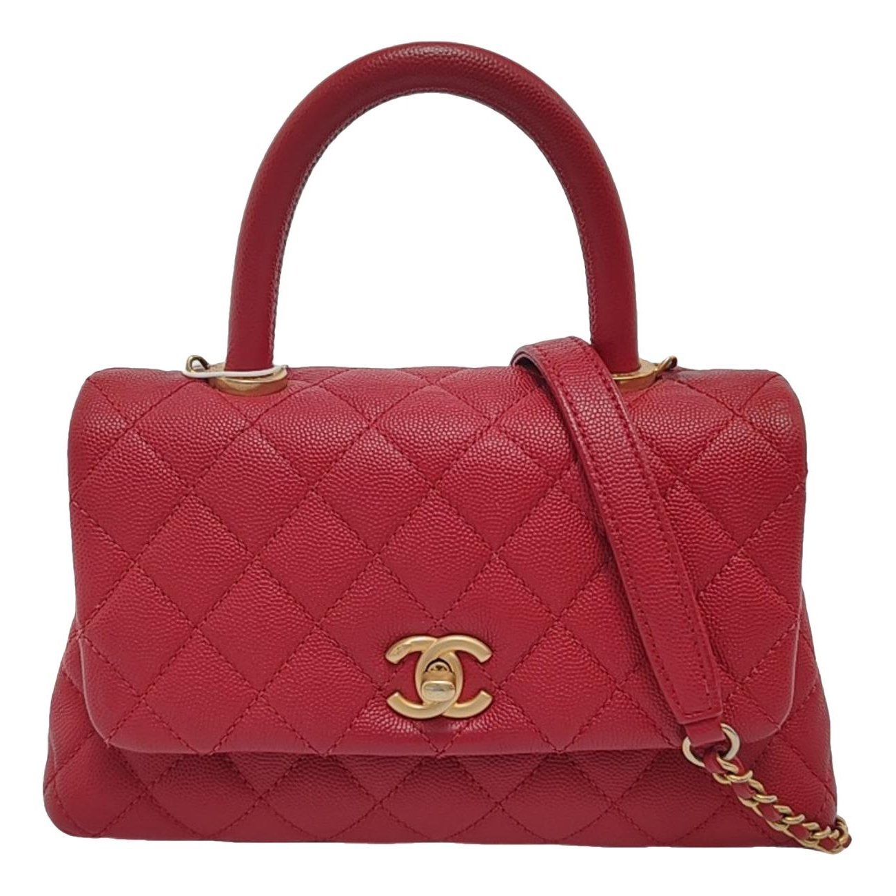 Coco Handle leather handbag