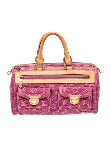 Monogram Denim Neo Speedy Vintage