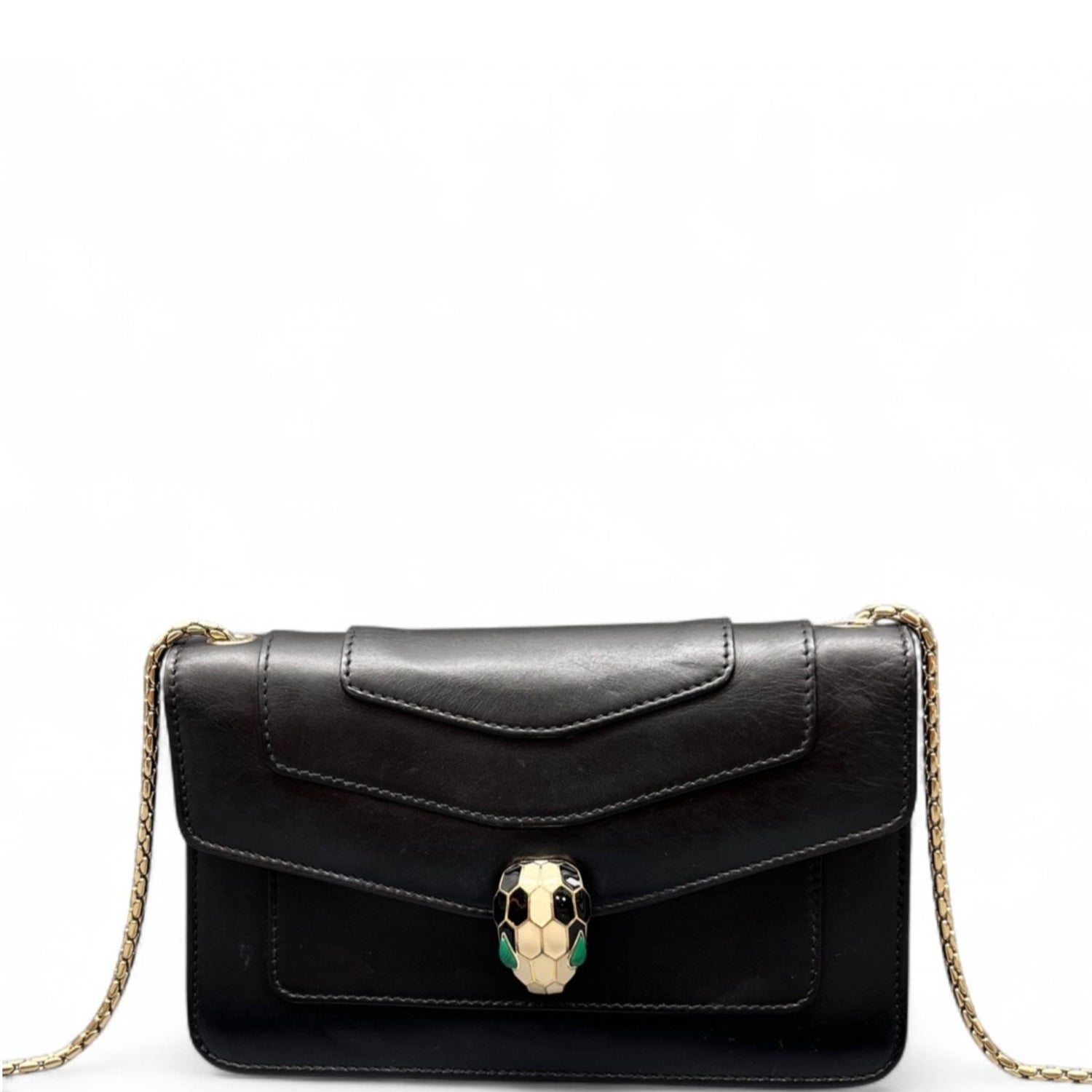 Bvlgari Calfskin Serpenti Forever Medium