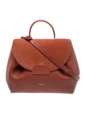 Polene Leather Top Handle Bag