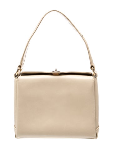Leather Top Handle Bag