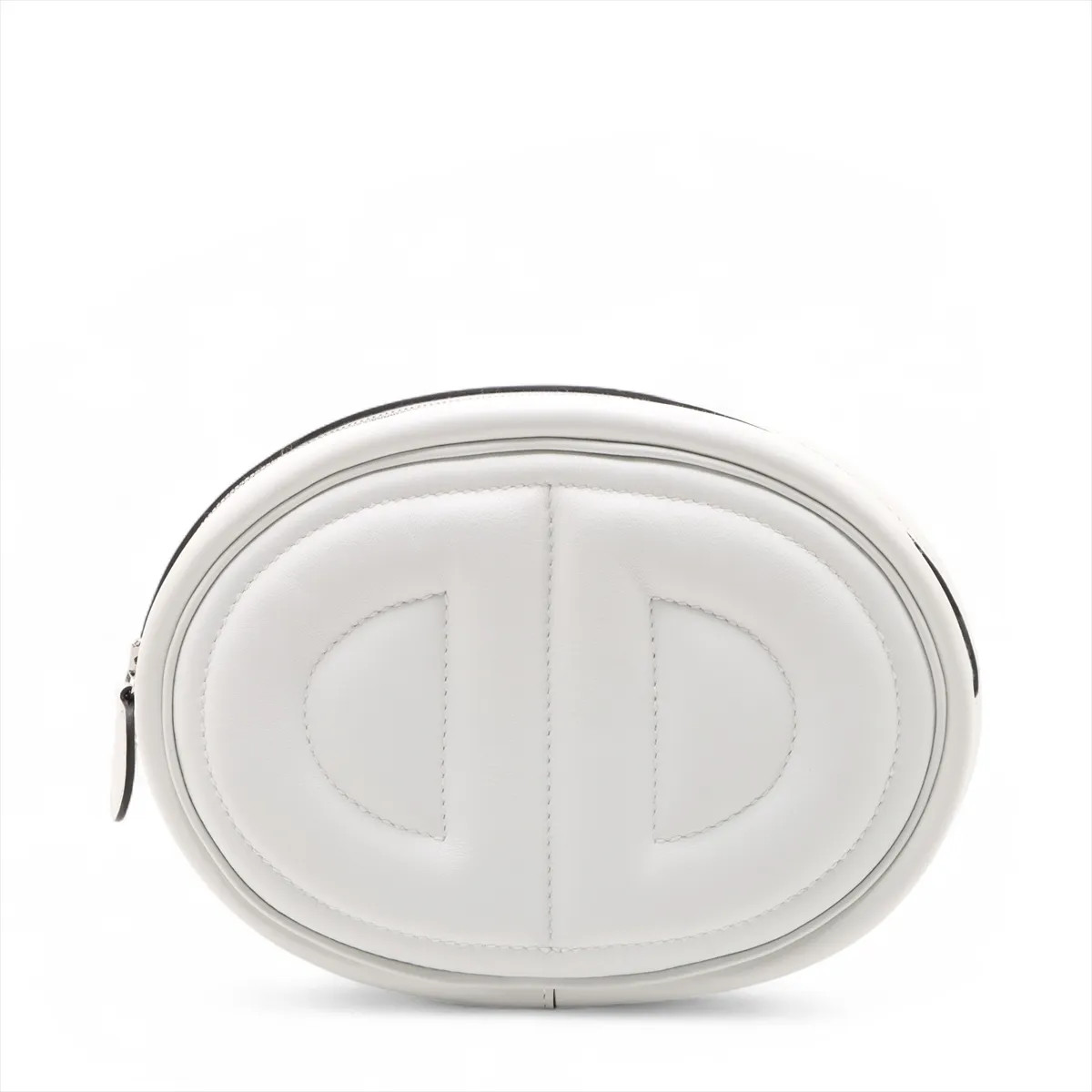 Hermès In the loop Sling backpack Verso Veau Swift New white x beige malfa Silve