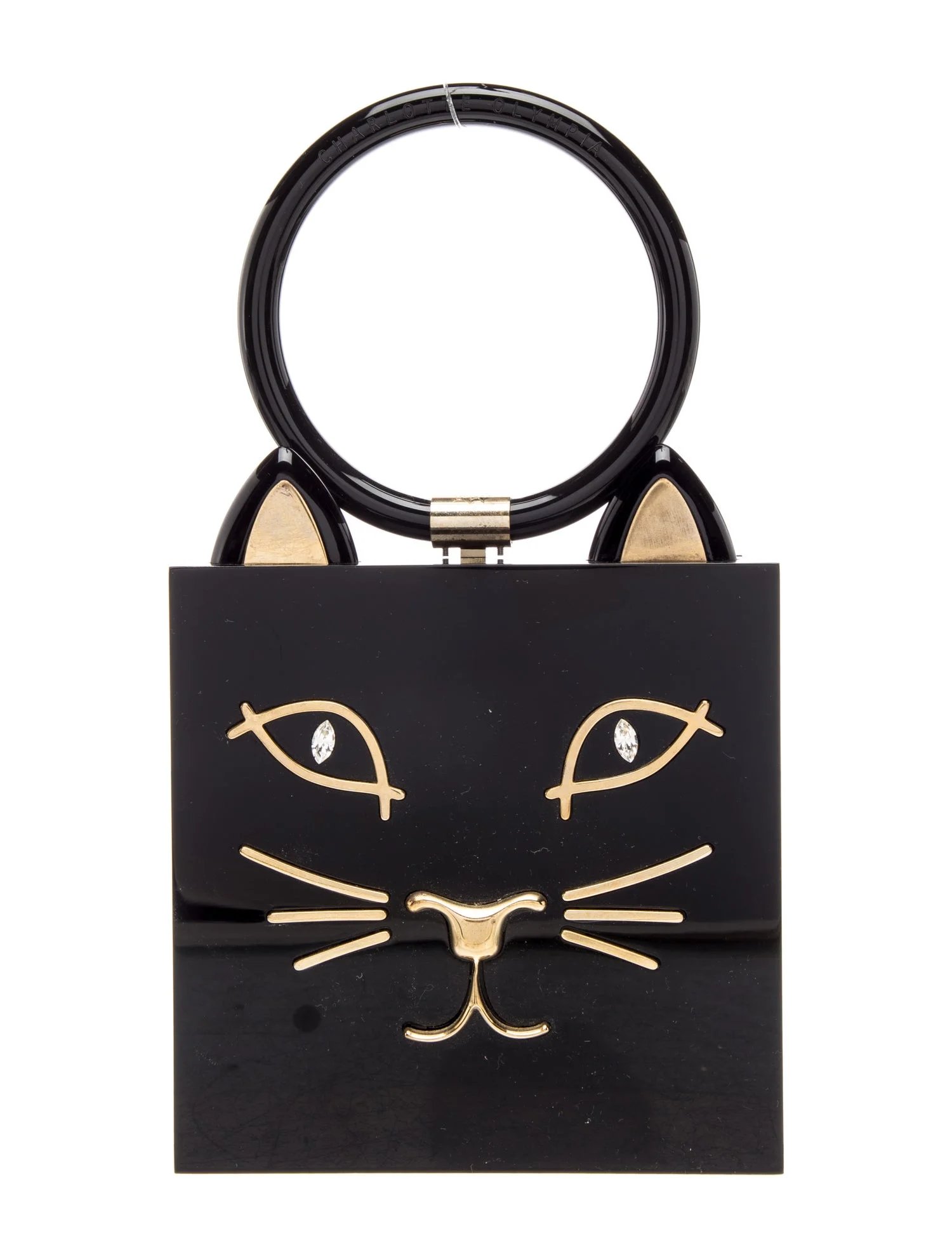 Charlotte Olympia Acrylic Top Handle Bag