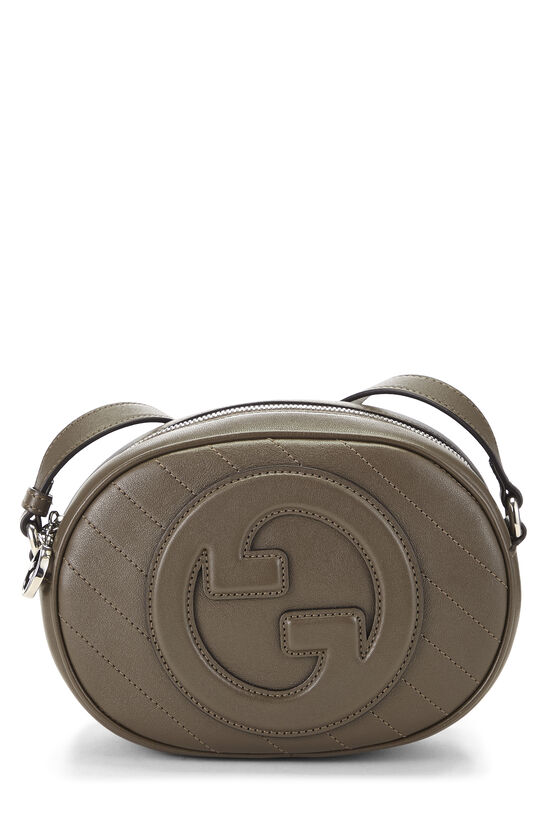 Gucci Green Leather Blondie Shoulder Bag Mini