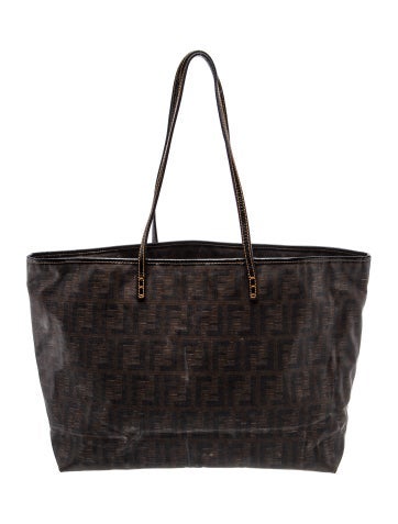 Zucca FF Vintage Zucca Monogram Roll Tote