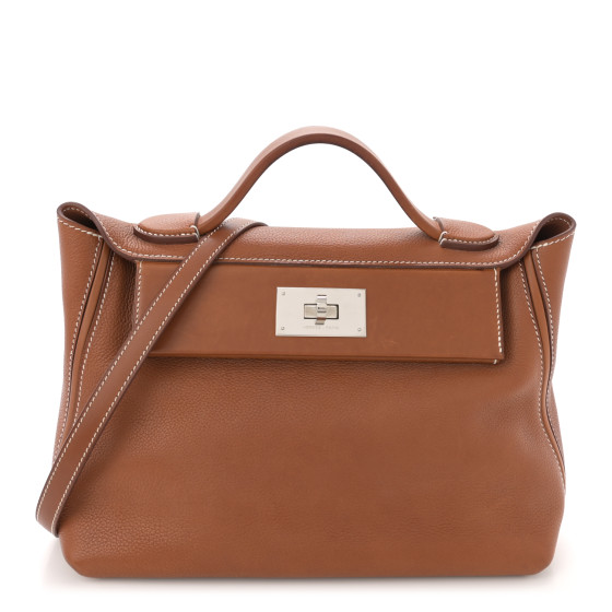 Hermes Barenia Faubourg 24/24 29 Fauve