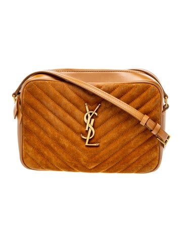 Suede Monogram Lou camera bag
