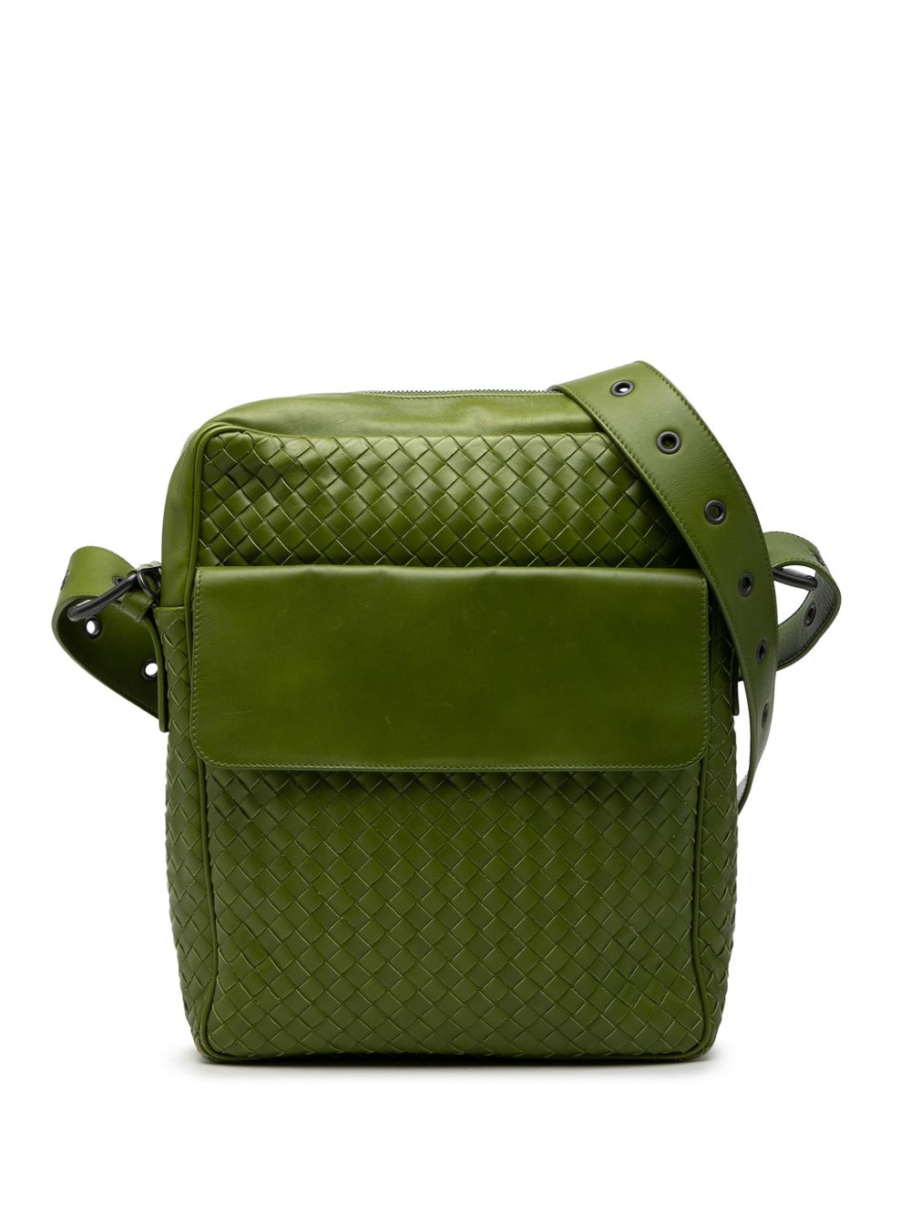 2012-2025 Nappa Intrecciato Messenger Bag crossbody bag