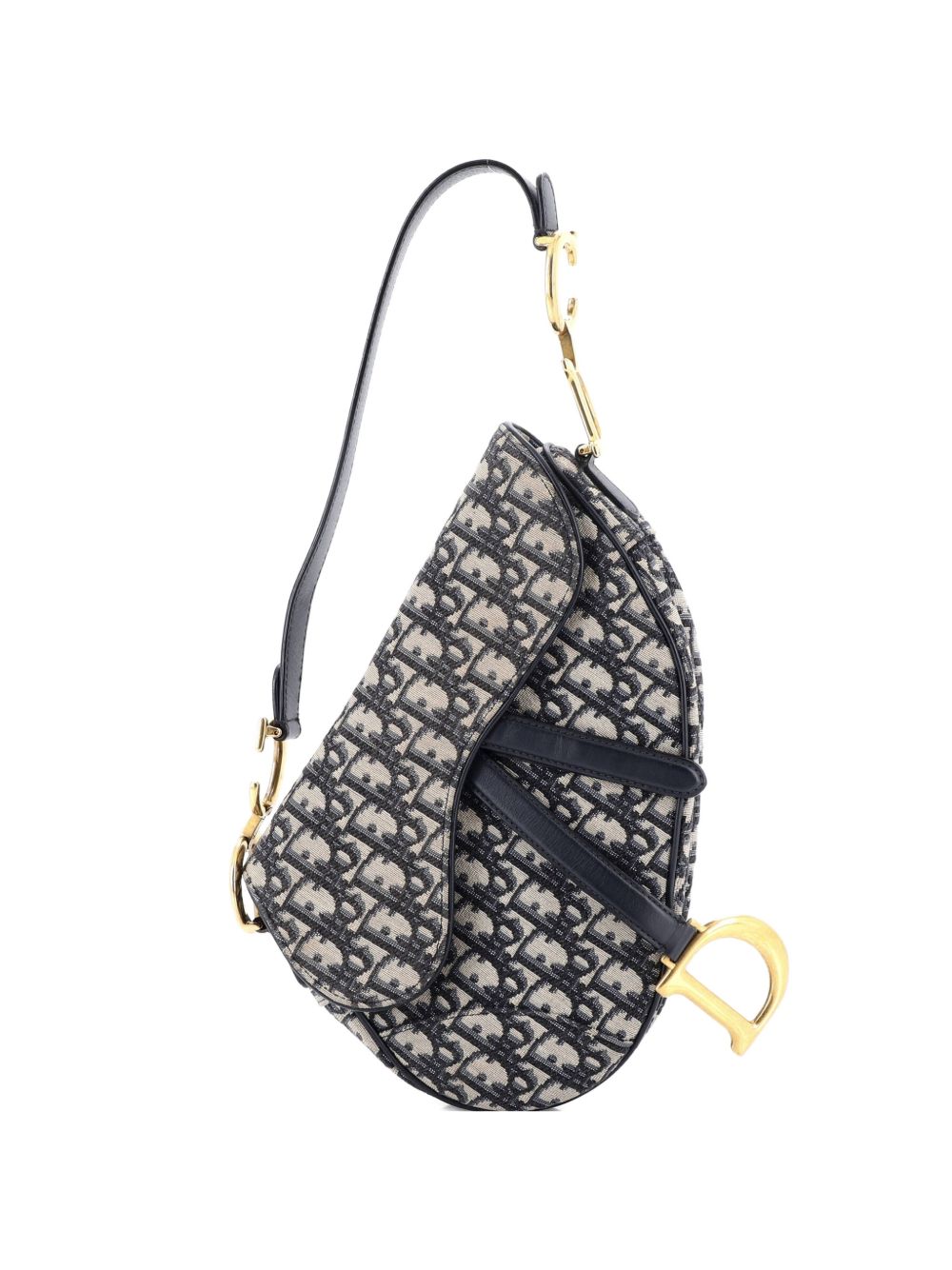 Dior Saddle Handbag Oblique Canvas Medium shoulder bag