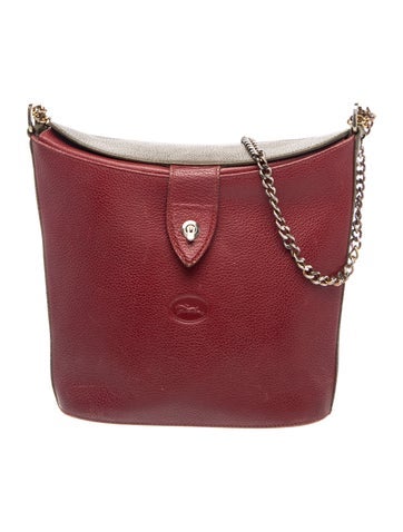 Longchamp Leather Shoulder Bag Vintage