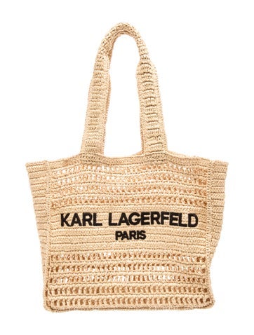 Karl Lagerfeld Straw Tote