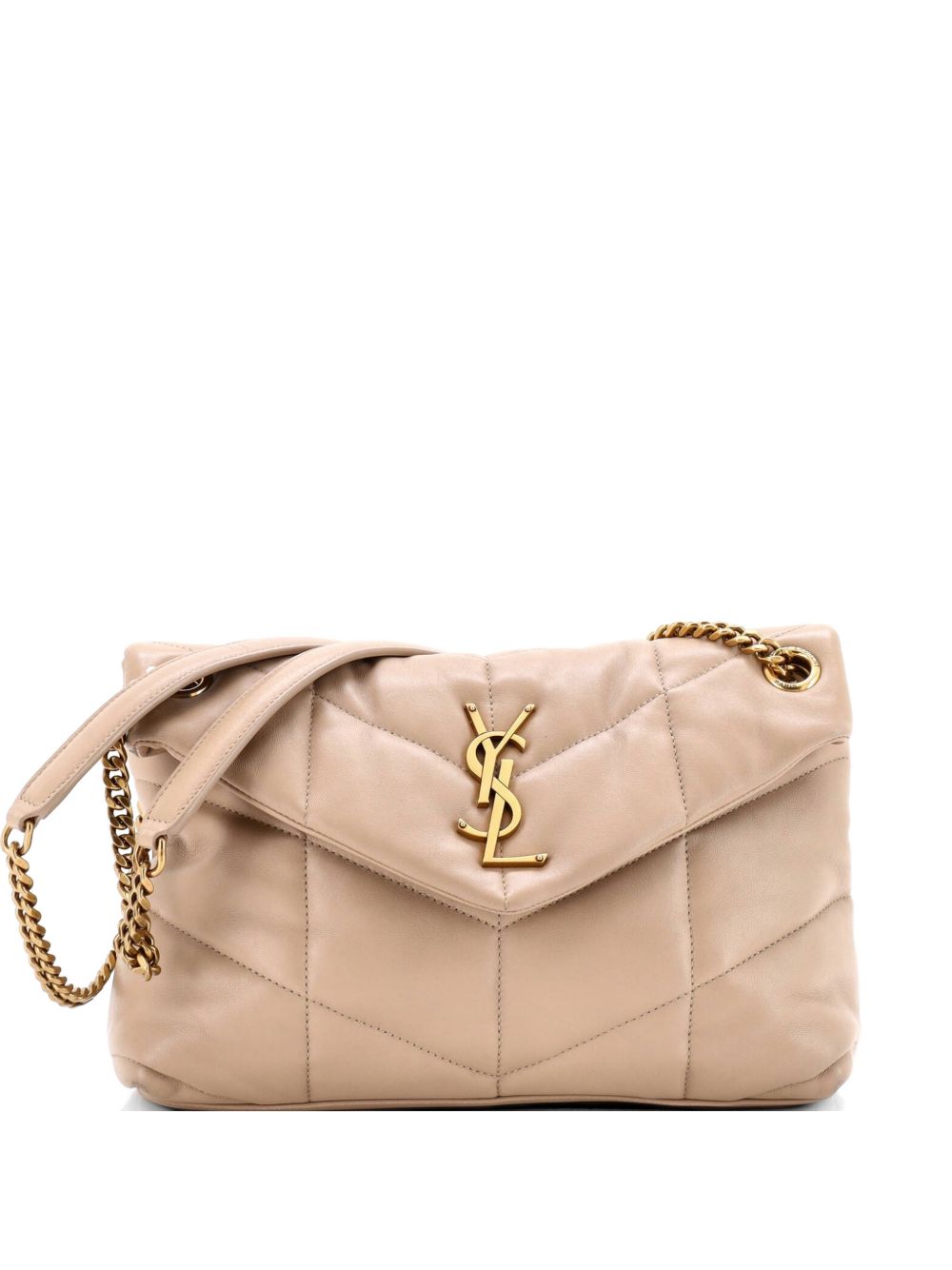Loulou Puffer Shoulder Bag Quilted Leather Small crossbody bag