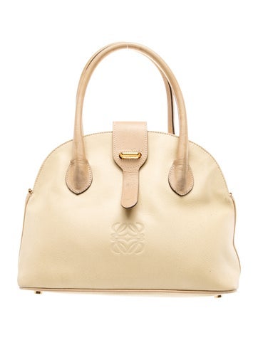 Leather Top Handle Bag