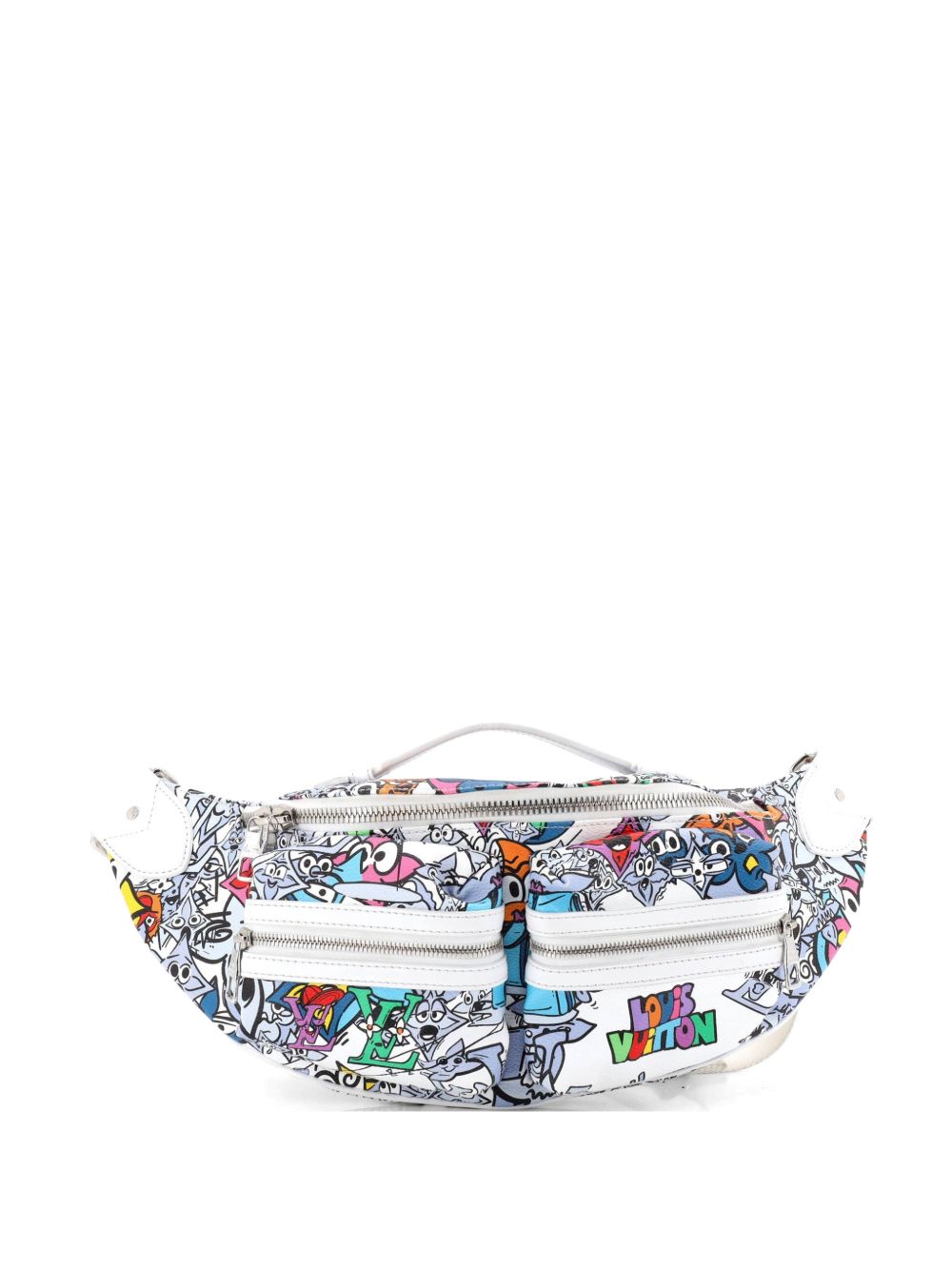 Multipocket Bumbag Limited Edition Monogram Comics Canvas belt bag