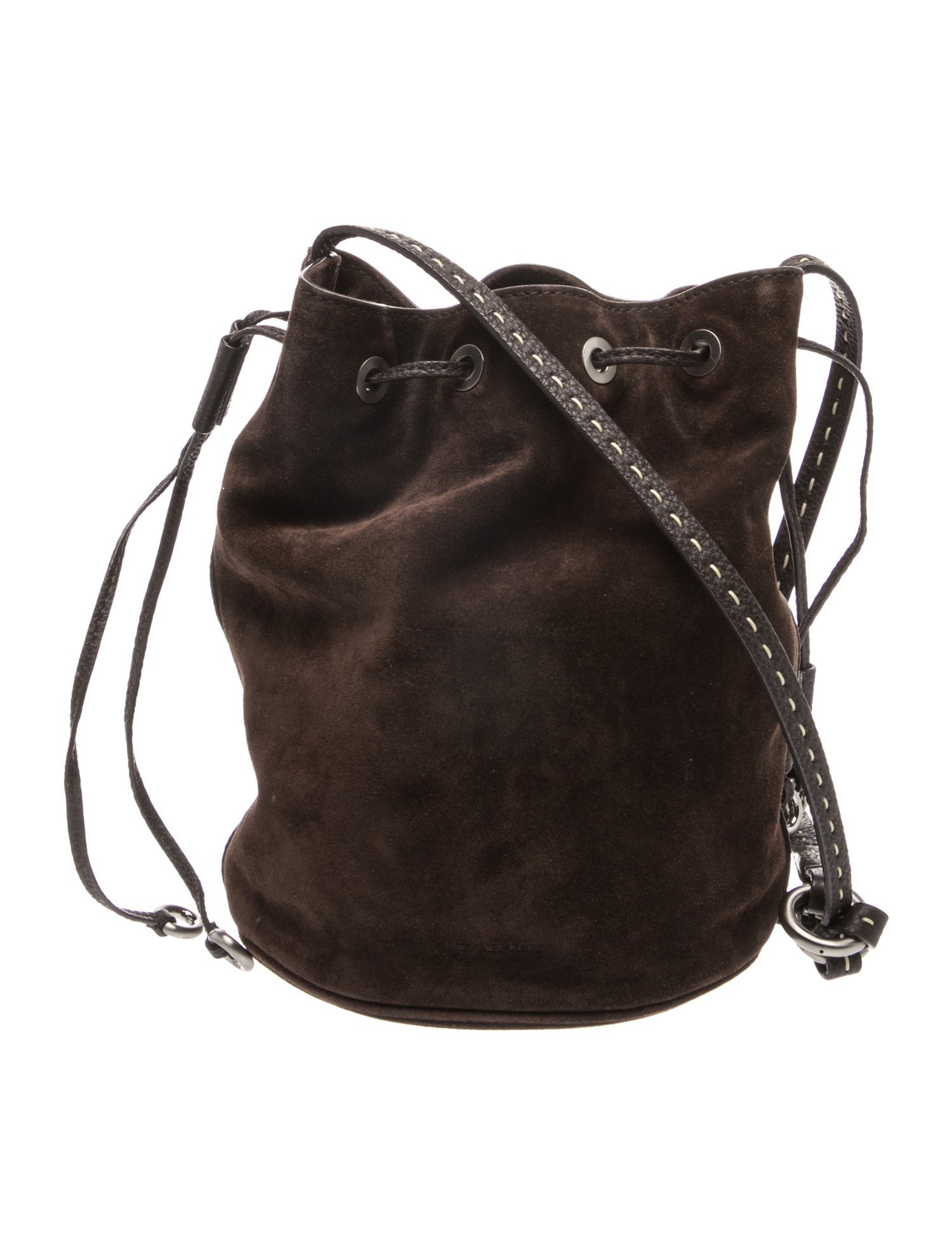 Suede Bucket Bag