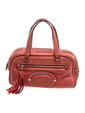 Leather Top Handle Bag Vintage