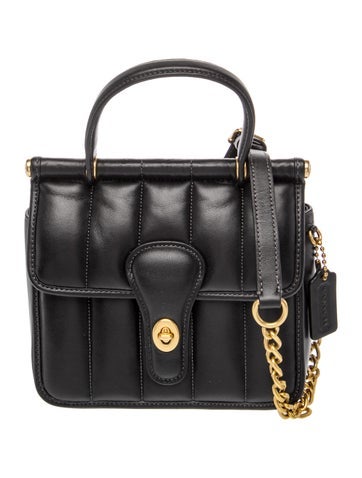 Leather Top Handle Bag