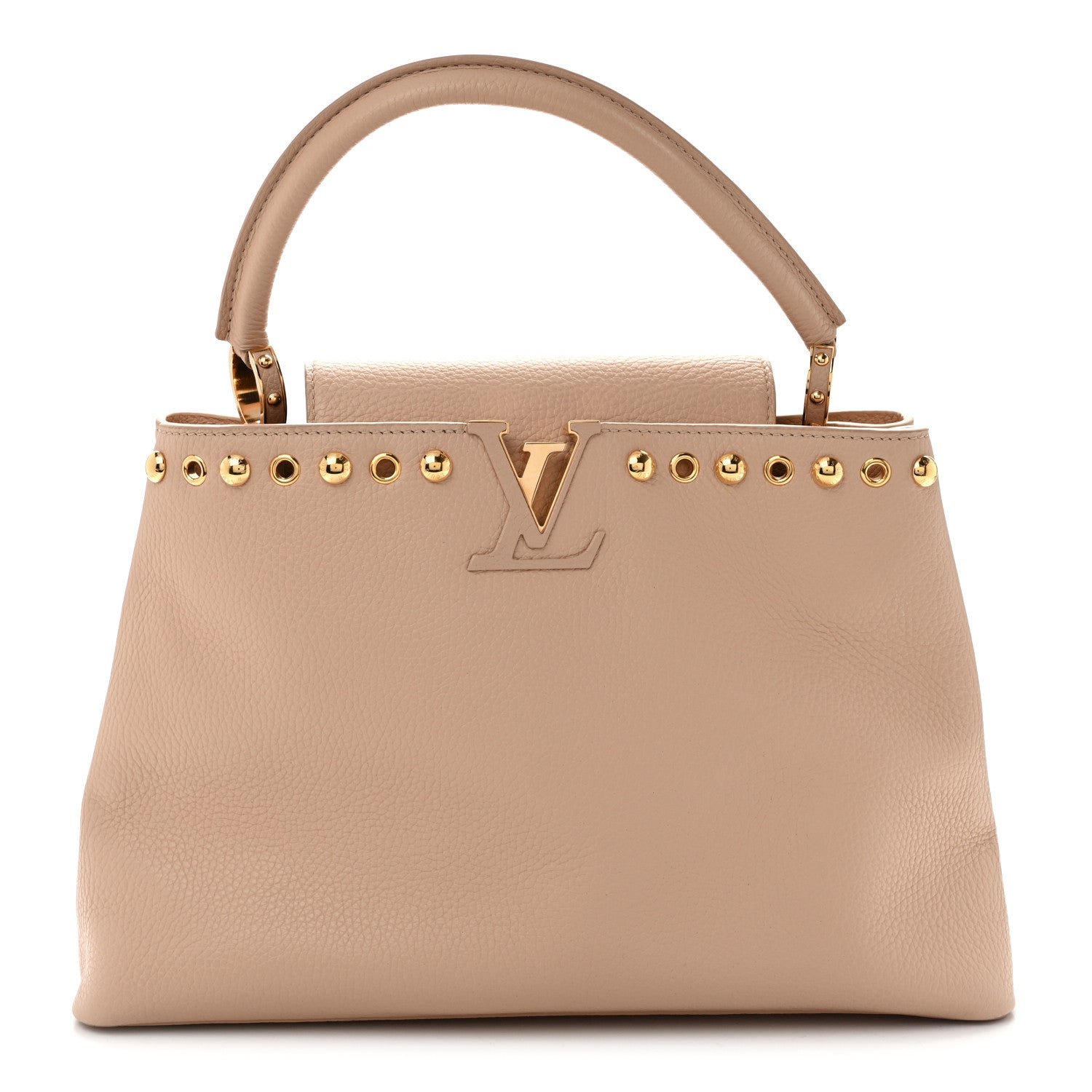 Louis Vuitton Taurillon Studdy Capucines MM Tivoli