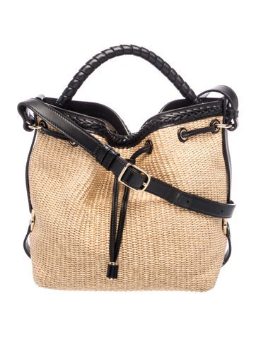 Straw Bucket Bag