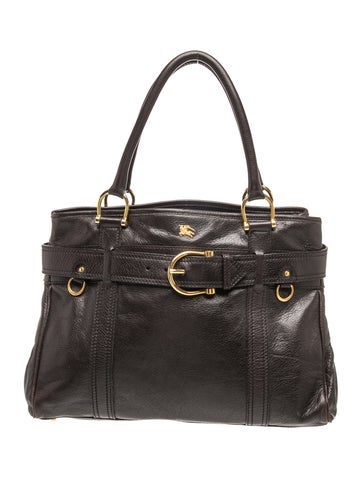 Leather Top Handle Bag