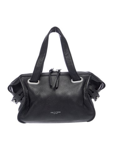 Leather Top Handle Bag