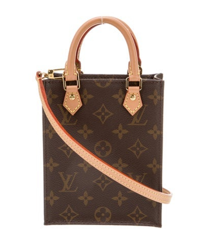 Louis Vuitton Vuitton Lv Monogram Sac Plat Petit
