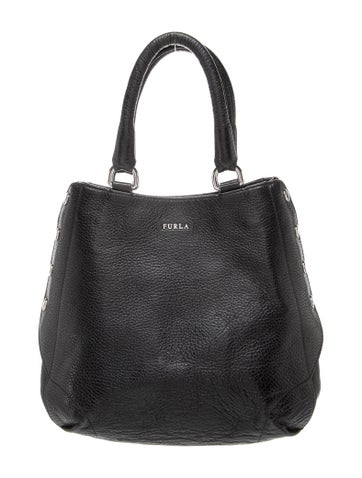 Leather Top Handle Bag