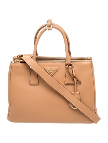 Saffiano Leather Galleria Double Zip Large