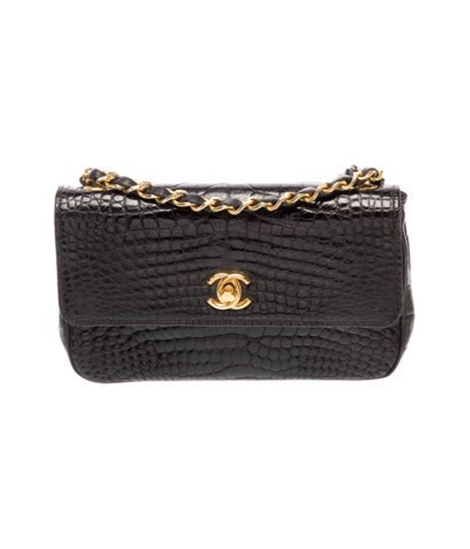 Chanel Classic Rectangular Mini Alligator Flap Bag