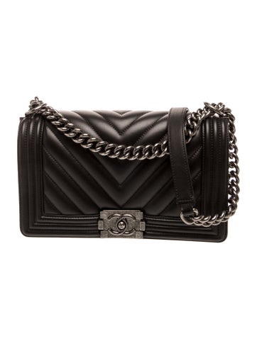 Medium Chevron Boy Bag