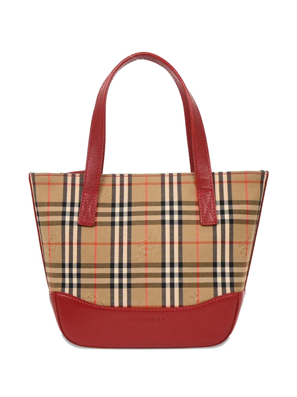 1990-2000s check-print tote tote