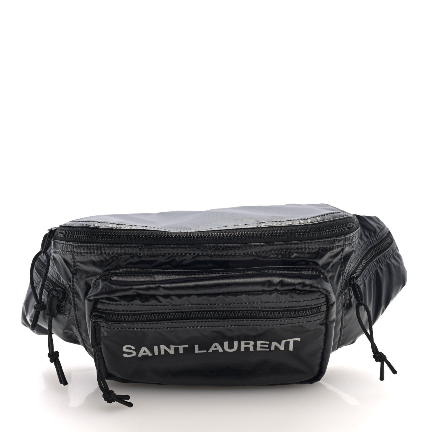 Saint Laurent Nylon Logo Nuxx Body Belt Bag Black