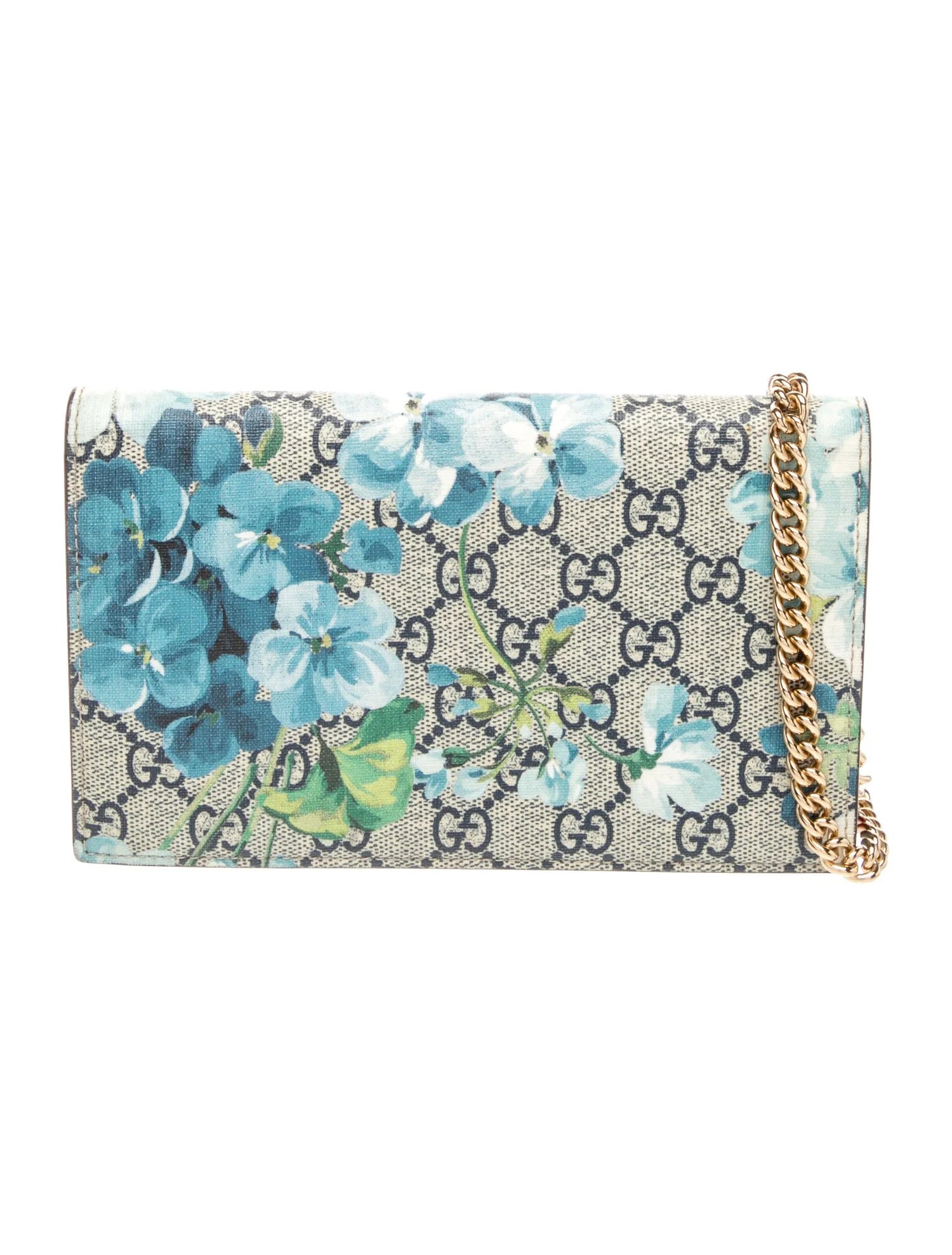 GG Supreme Blooms Wallet on Chain