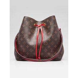 Louis Vuitton Coquelicot Monogram Canvas Neonoe Bag