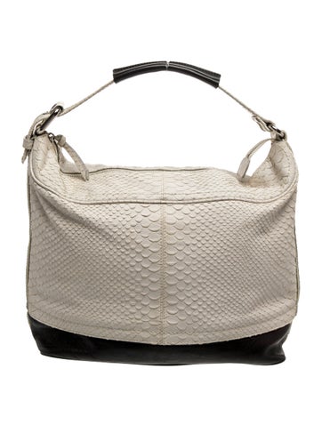 Embossed Leather Hobo