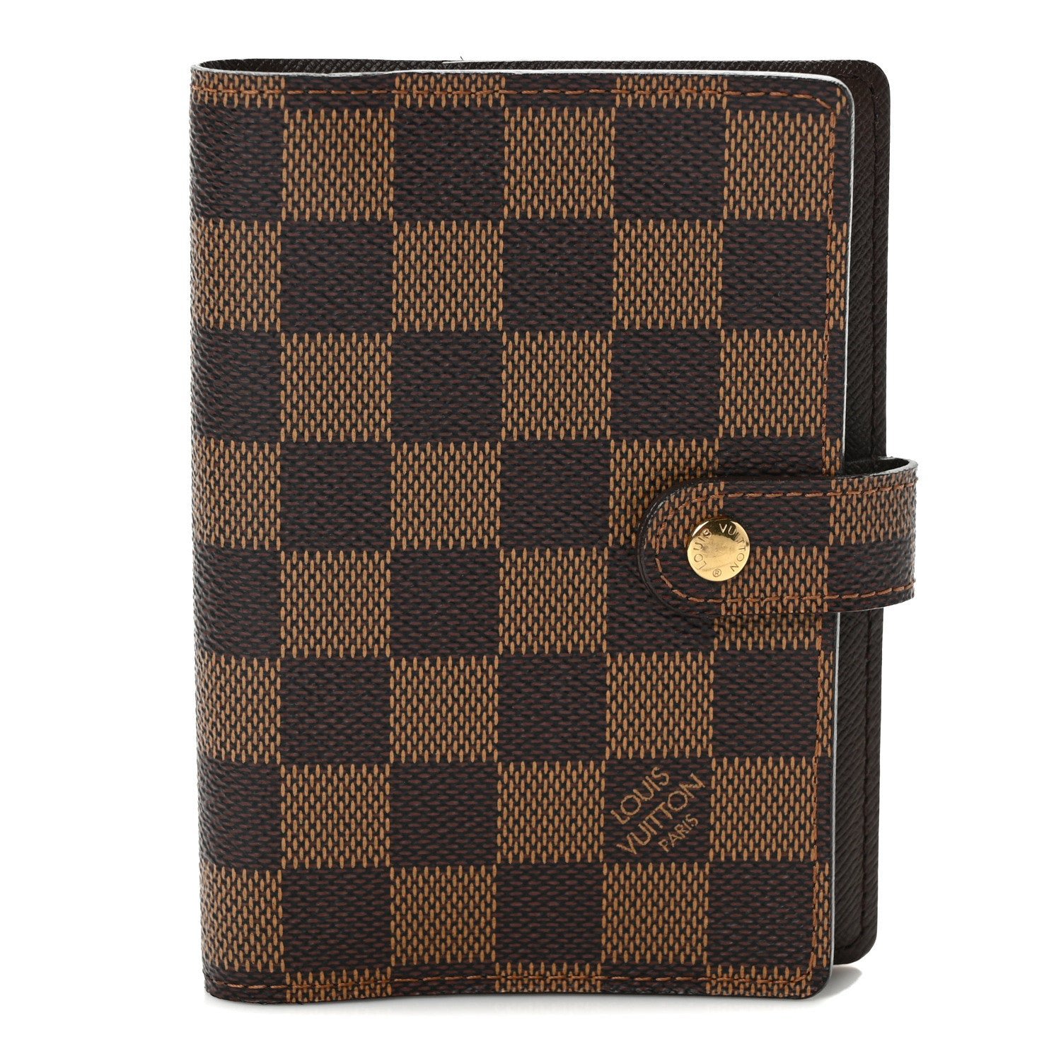 Louis Vuitton Damier Ebene Small Ring Agenda Cover