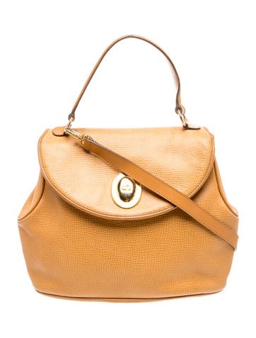Leather Top Handle Bag Vintage