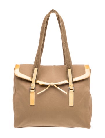 Enameled Metal Triangle Tote Vintage