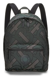 Burberry Green Jacquard Canvas Jette Backpack