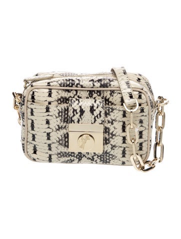 Versace Snakeskin Crossbody Bag