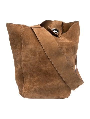 Suede Bucket Bag w/ Tags