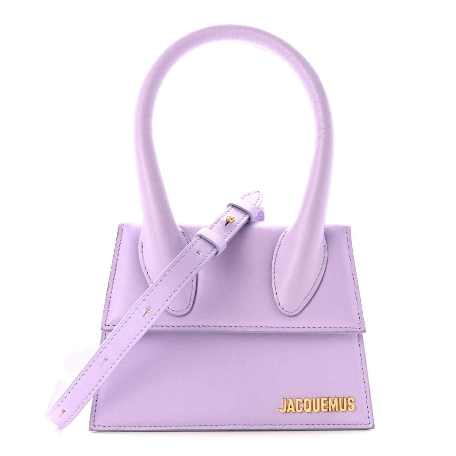 Jacquemus Smooth Calfskin Le Chiquito Moyen Lilac