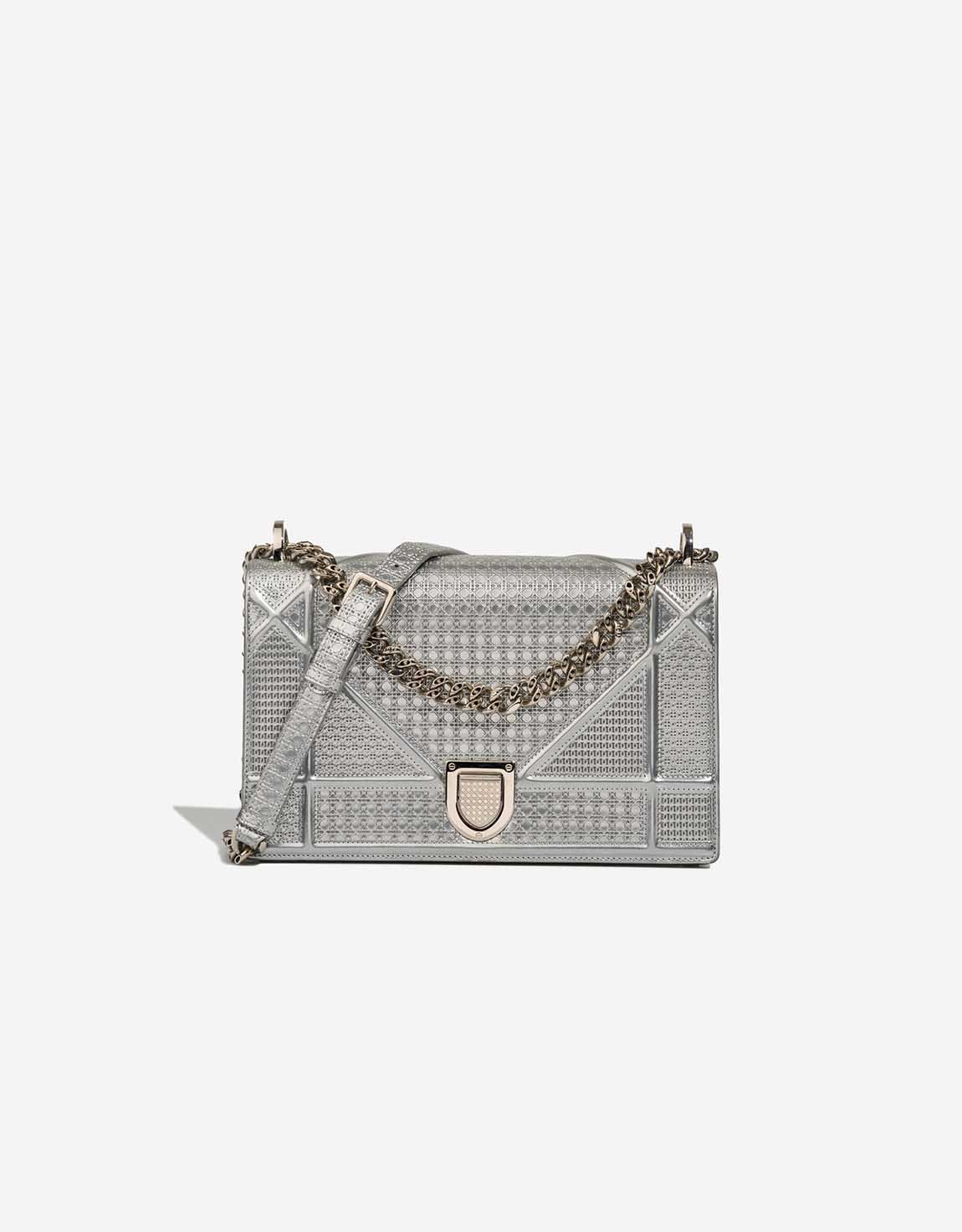 Dior 
		Diorama Medium Calf Silver    