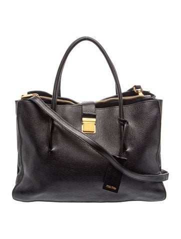Leather Top Handle Bag