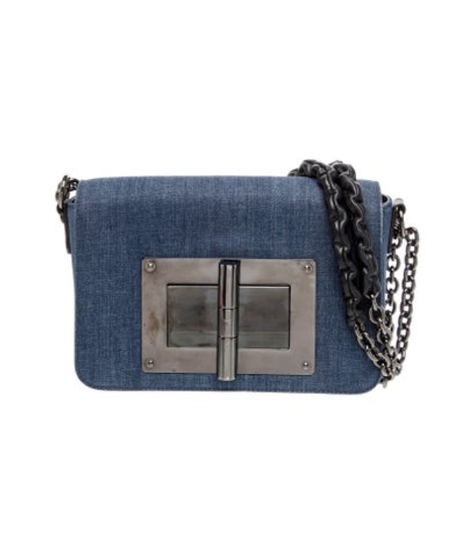 Tom Ford Ford Denim Shoulder Bag