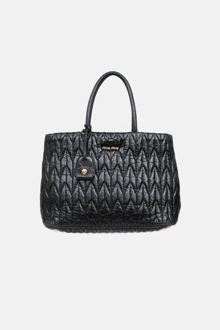 Matelasse Quilted Tote Bag