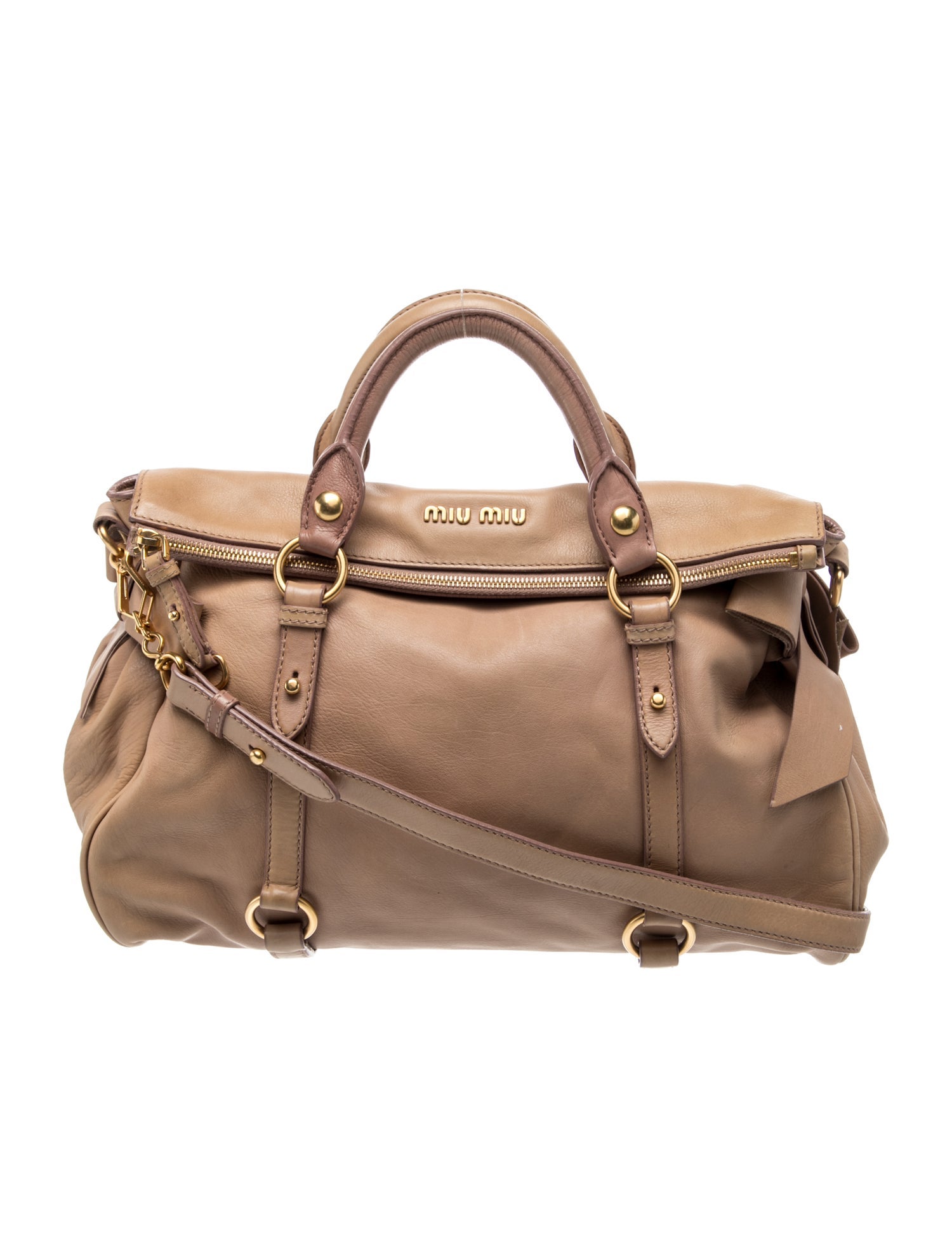 Leather Top Handle Bag