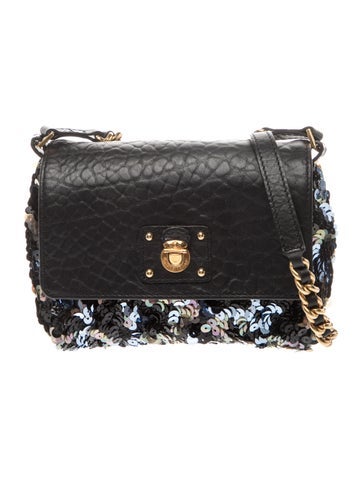 Sequins Sequin Flap Shoulder Bag Small