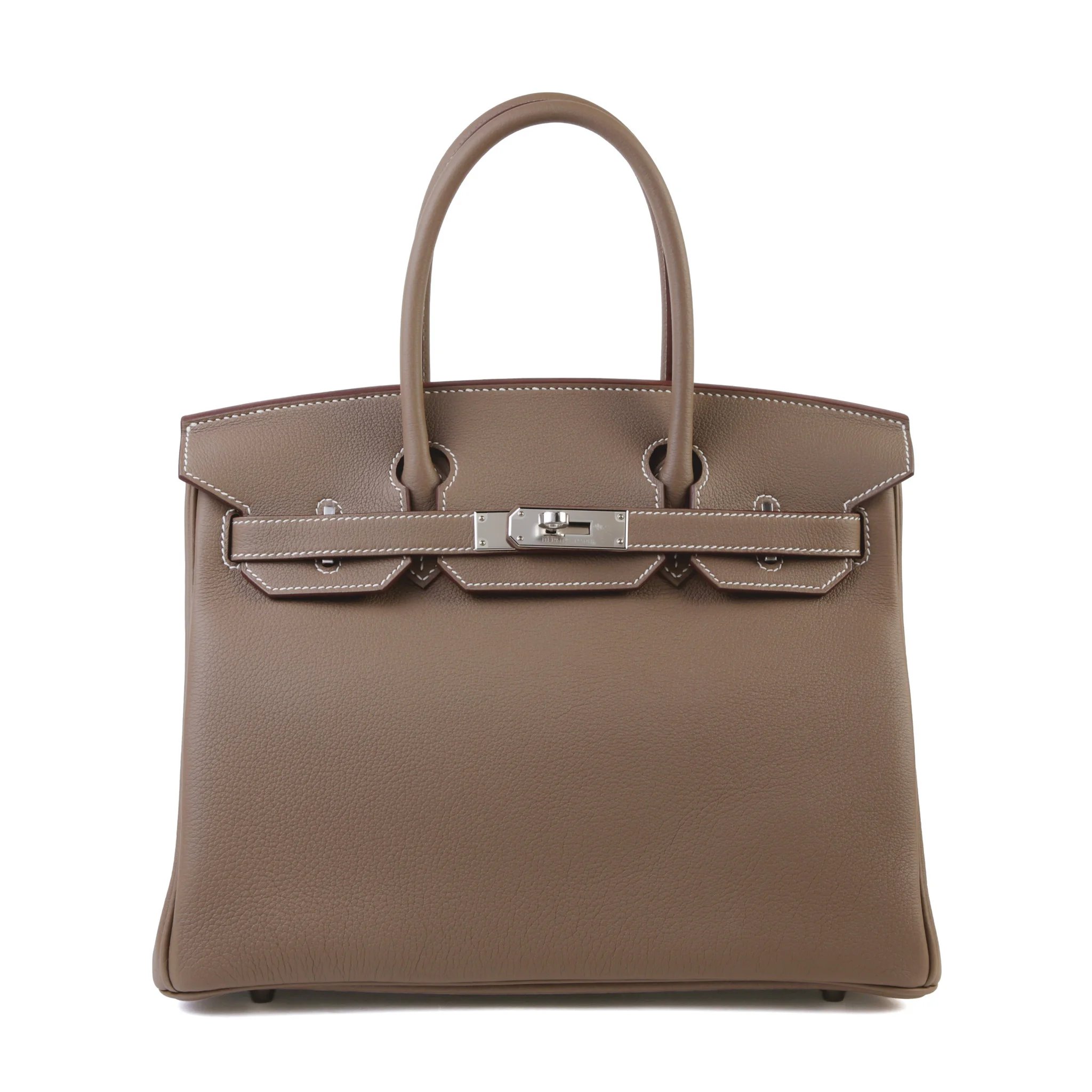 Brand New ( Rank N ) HERMÈS Birkin 30 Etoupe (18) Togo Palladium hardware G (2026)