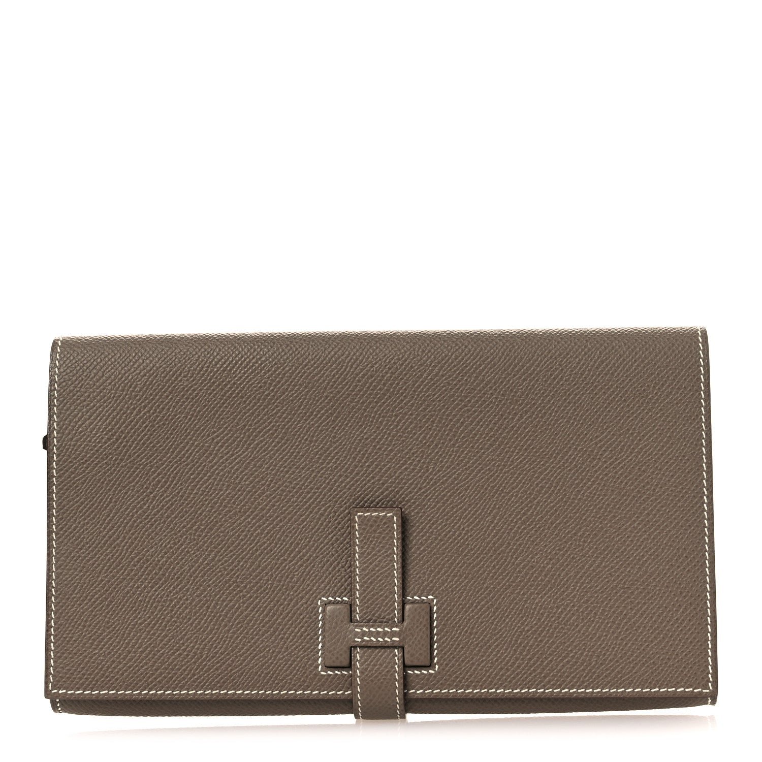 Hermes Epsom New H Passant Toutenmain Wallet Etoupe